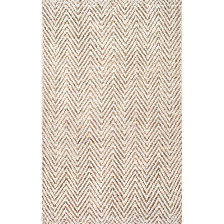 Vania Chevron Jute Area Rug for wholesale by nuLOOM