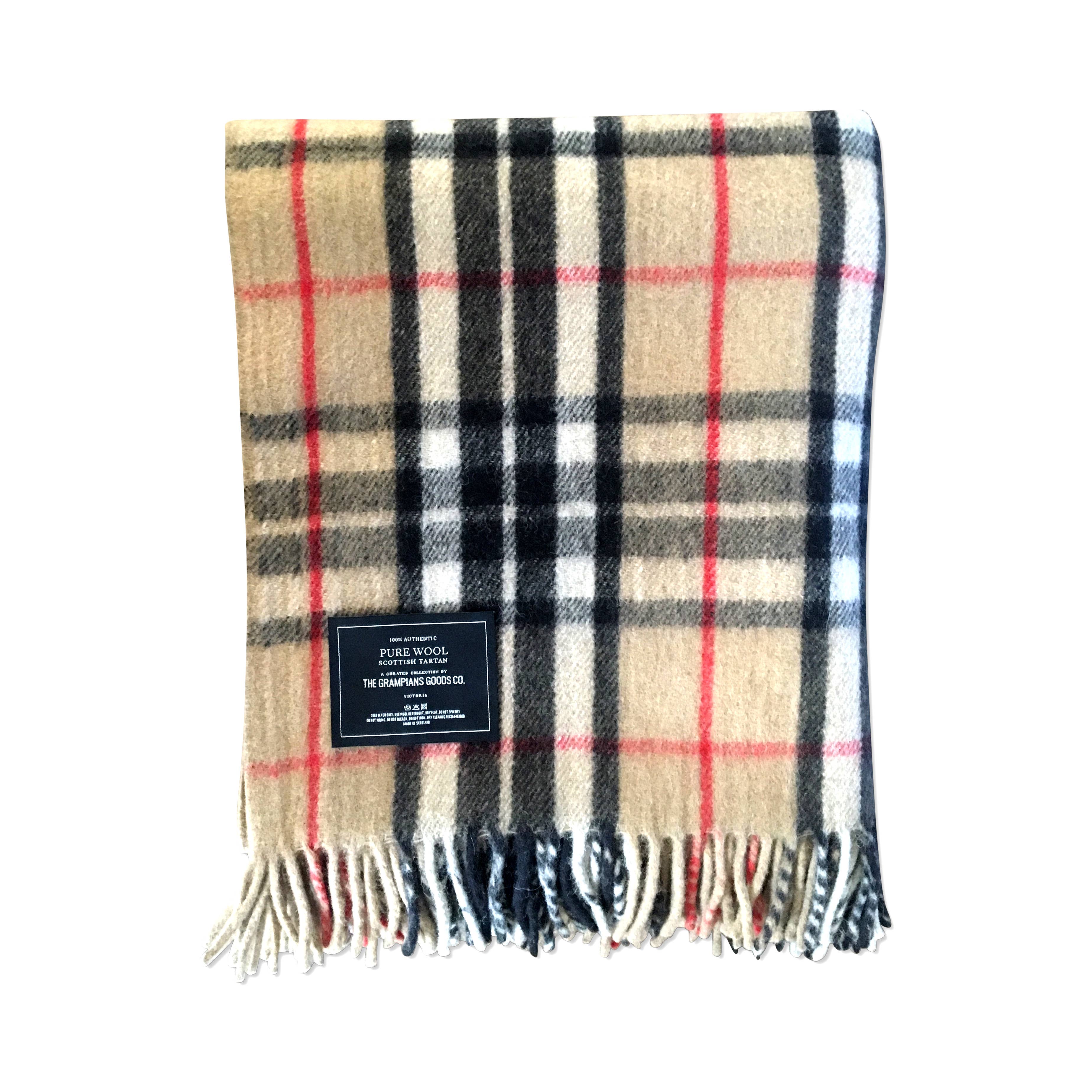 The Grampians Goods Co. - Vendita all'ingrosso Plaid - Coperta Heritage Tartan in lana riciclata3