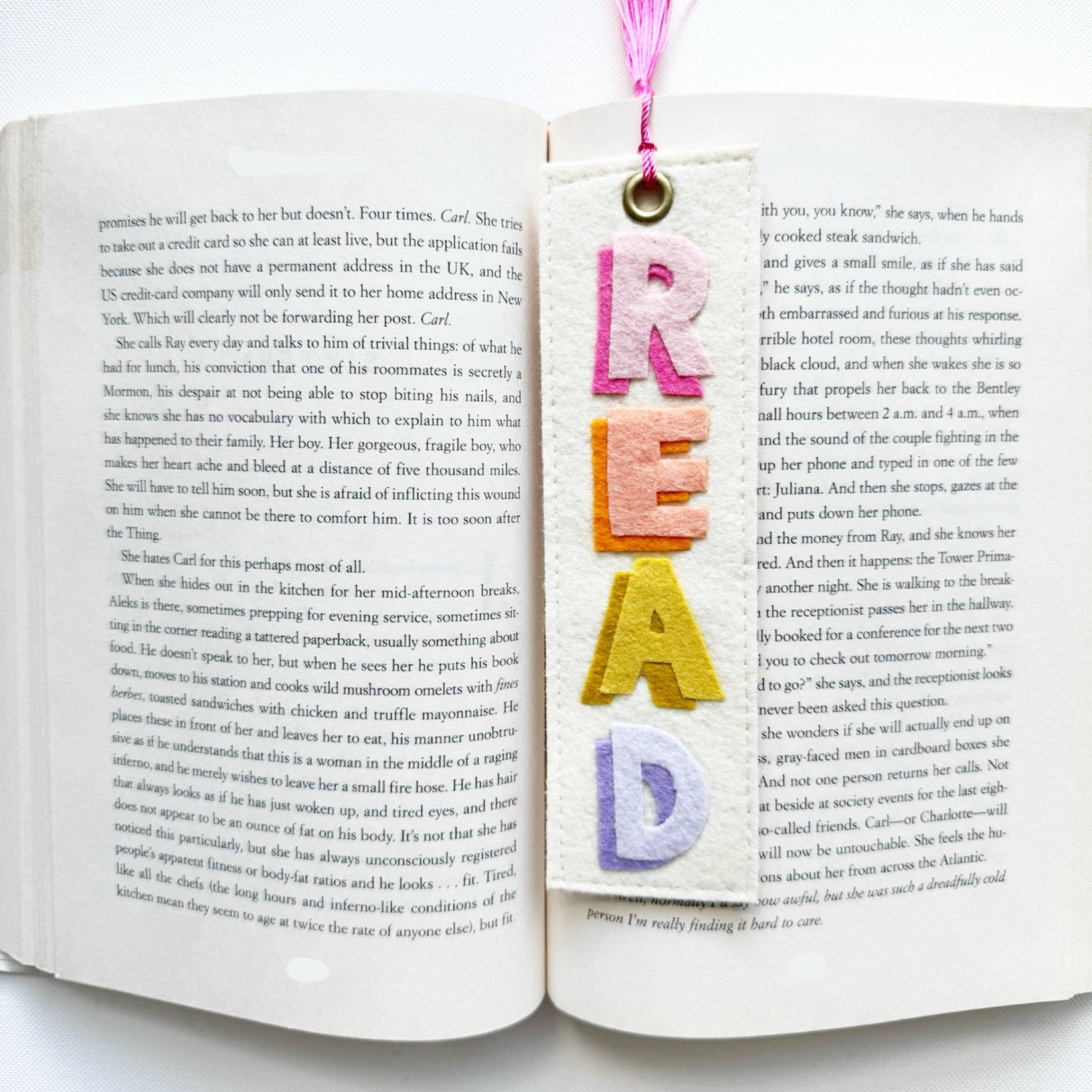 Milo & Mollie - Wholesale Bookmark - Read Felt Bookmark 6