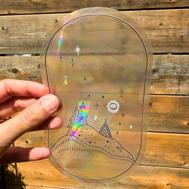 Nomad Suncatcher Sticker for wholesale by My Sparkling Emporium