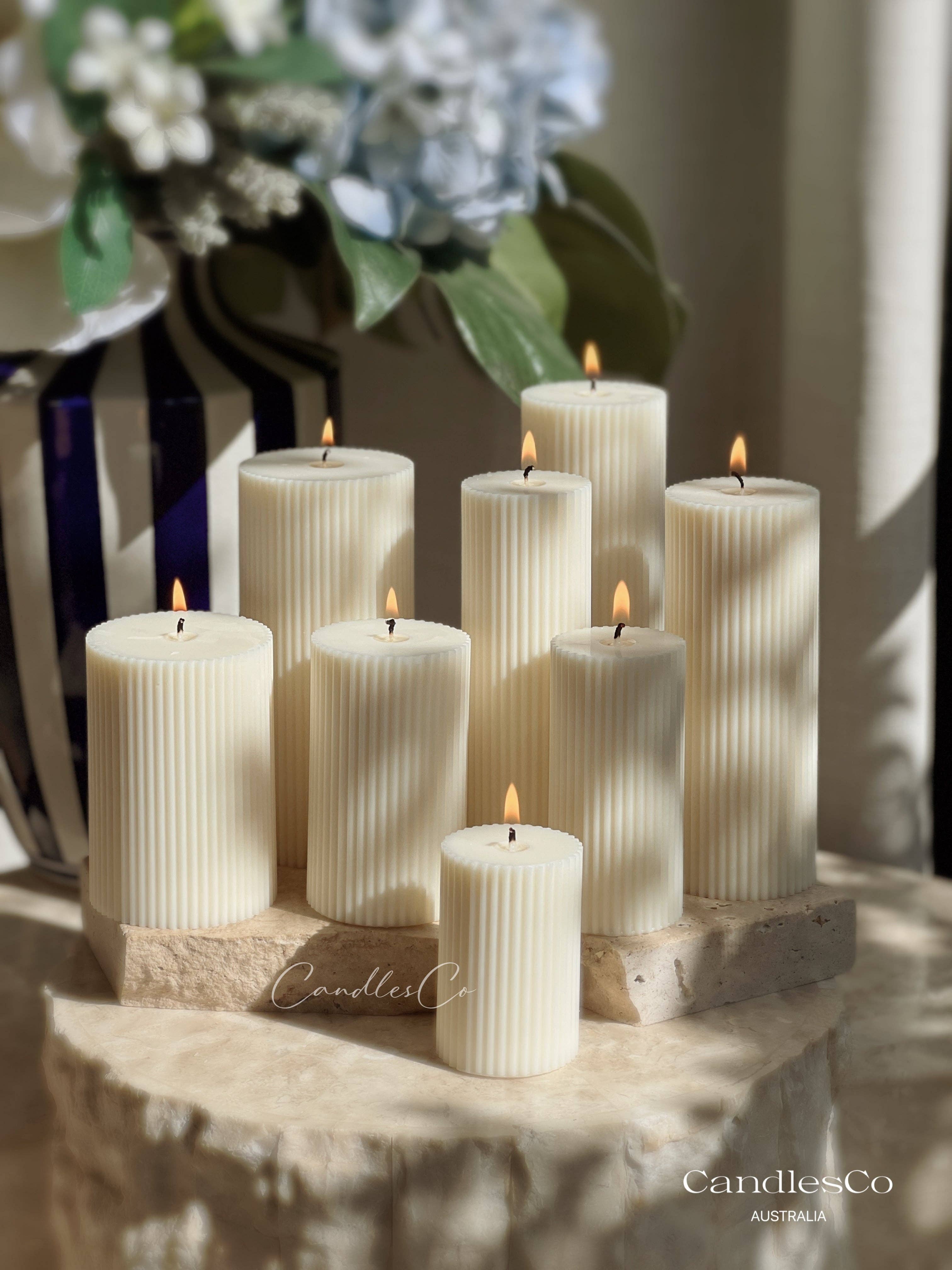 CandlesCo Australia - Wholesale Pillar candle - Classic Hand-Poured Soy Wax Pillar Candle 11