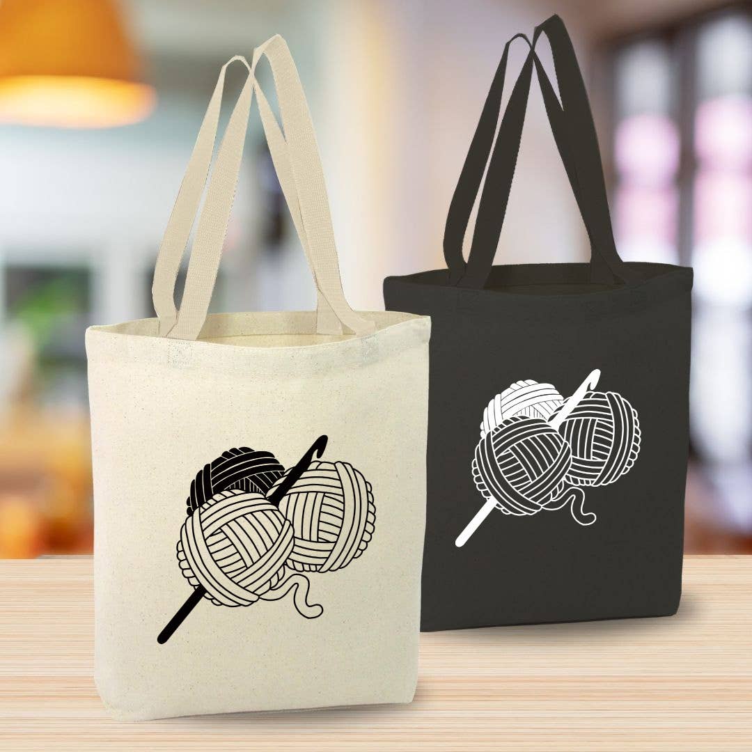 Anna B. Shop – wholesale Bärkasse - Unisex – Garnbollar Crocheter & Snitter Tygväska, anpassad väska0