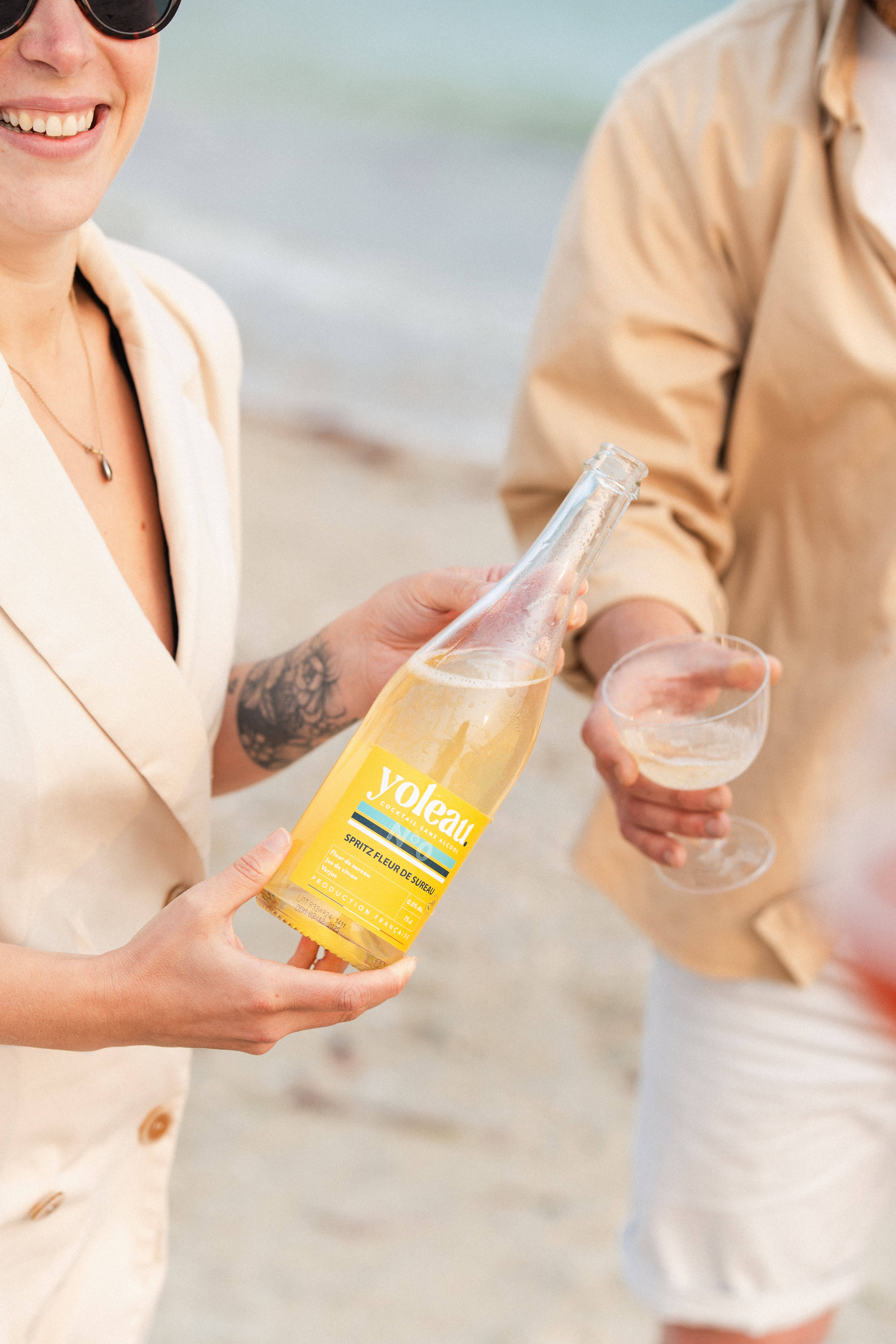 Yoleau - Vente Apéritifs sans alcool/mocktails - Spritz sans alcool 0,0% - Fleur de sureau 75cl1