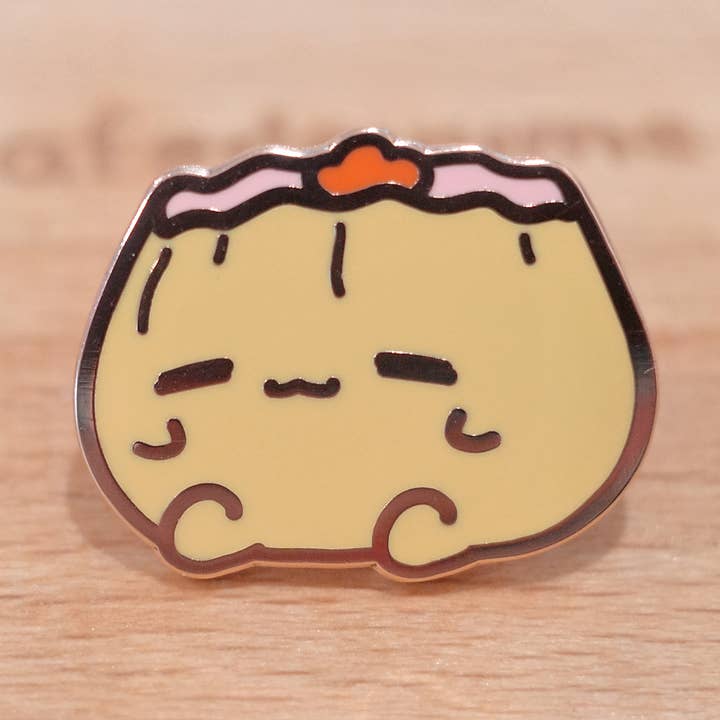 Content Siu Mai Mini Enamel Pin for wholesale by Cafe De Yume