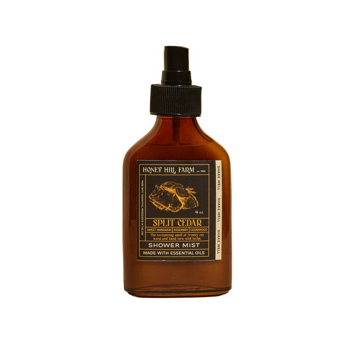 Shower Mist - Split Cedar 4 Oz for wholesale by Honey Hill Farm