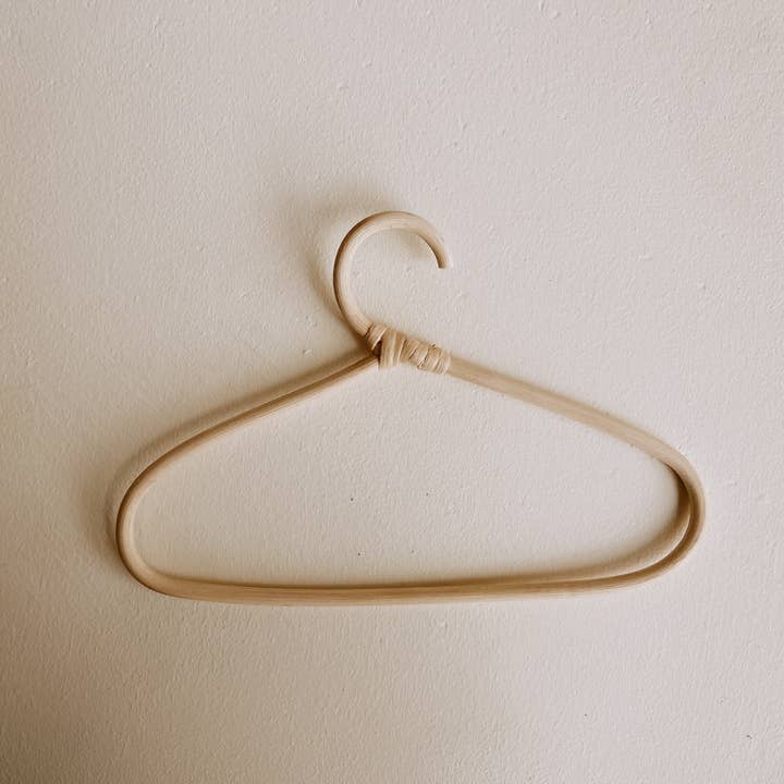Village Thrive - Wholesale Clothes Hangers - Modern Rattan Hanger