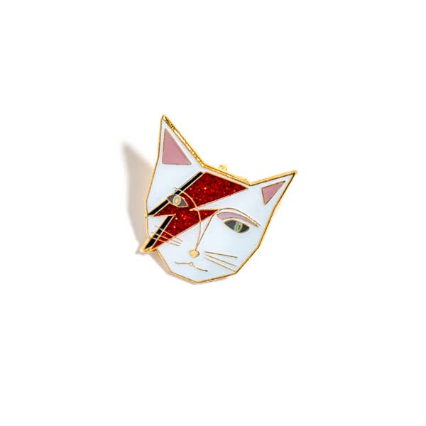 Enamel Pin-Kitty Stardust for wholesale by Vevoke