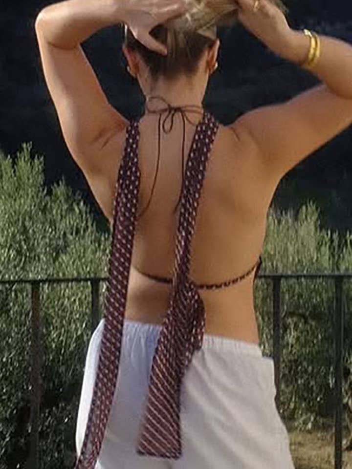 Mccolin - Wholesale Tank Top - Women's - Polka Dot Halter Tank Top6