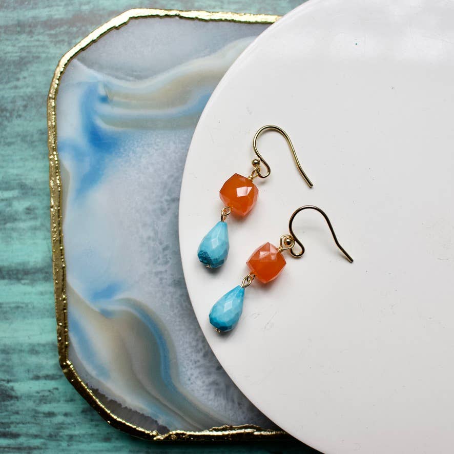 a.v. max - Wholesale Dangle Earrings - Perfect Semi-Precious Earring|Gold Vermeille|Sterling Silver25