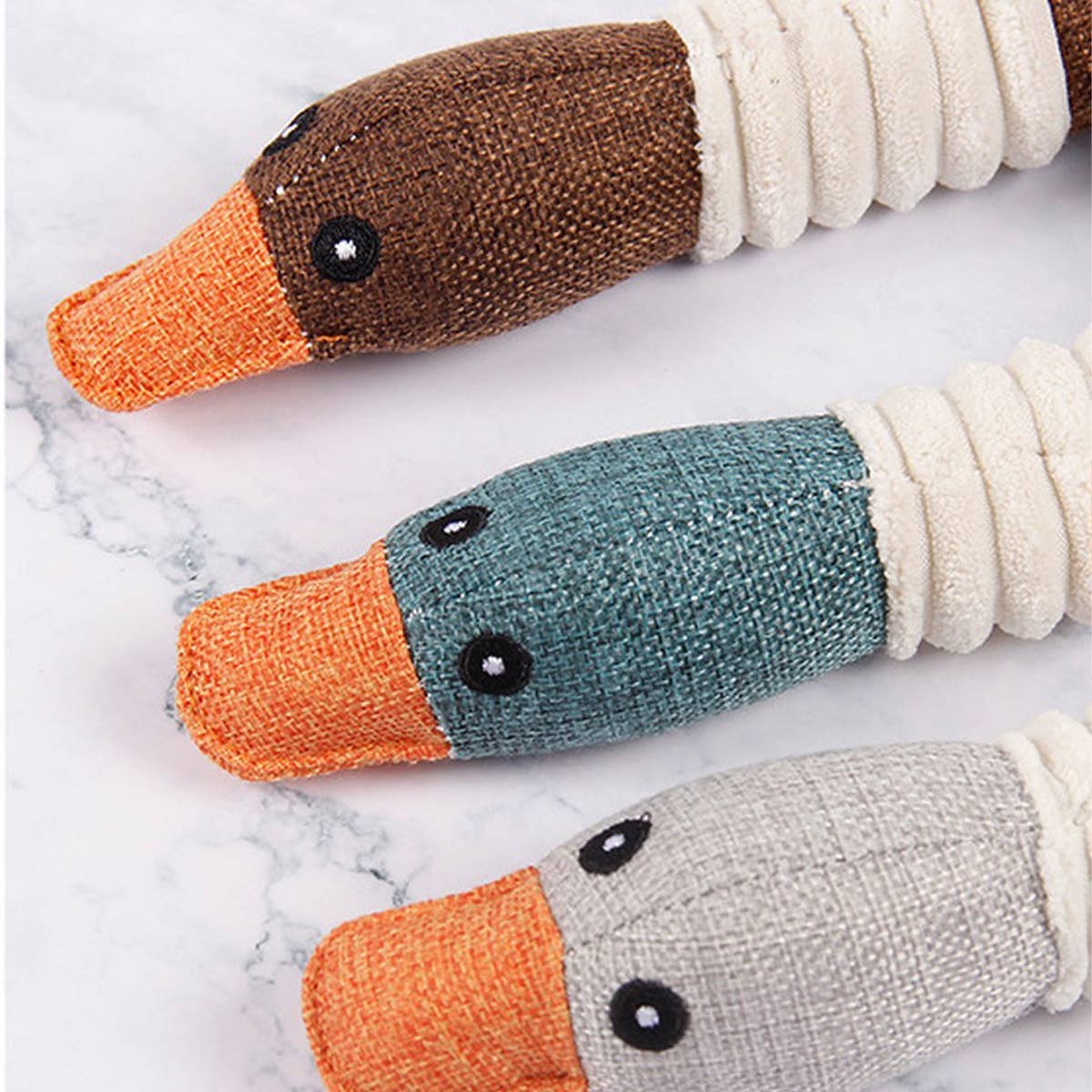 PAWPAWwholesale - Wholesale Pet Plush Toy - Dog - Wholesale Durable Plush Pet Toy – Burlap Goose_CWMM53585