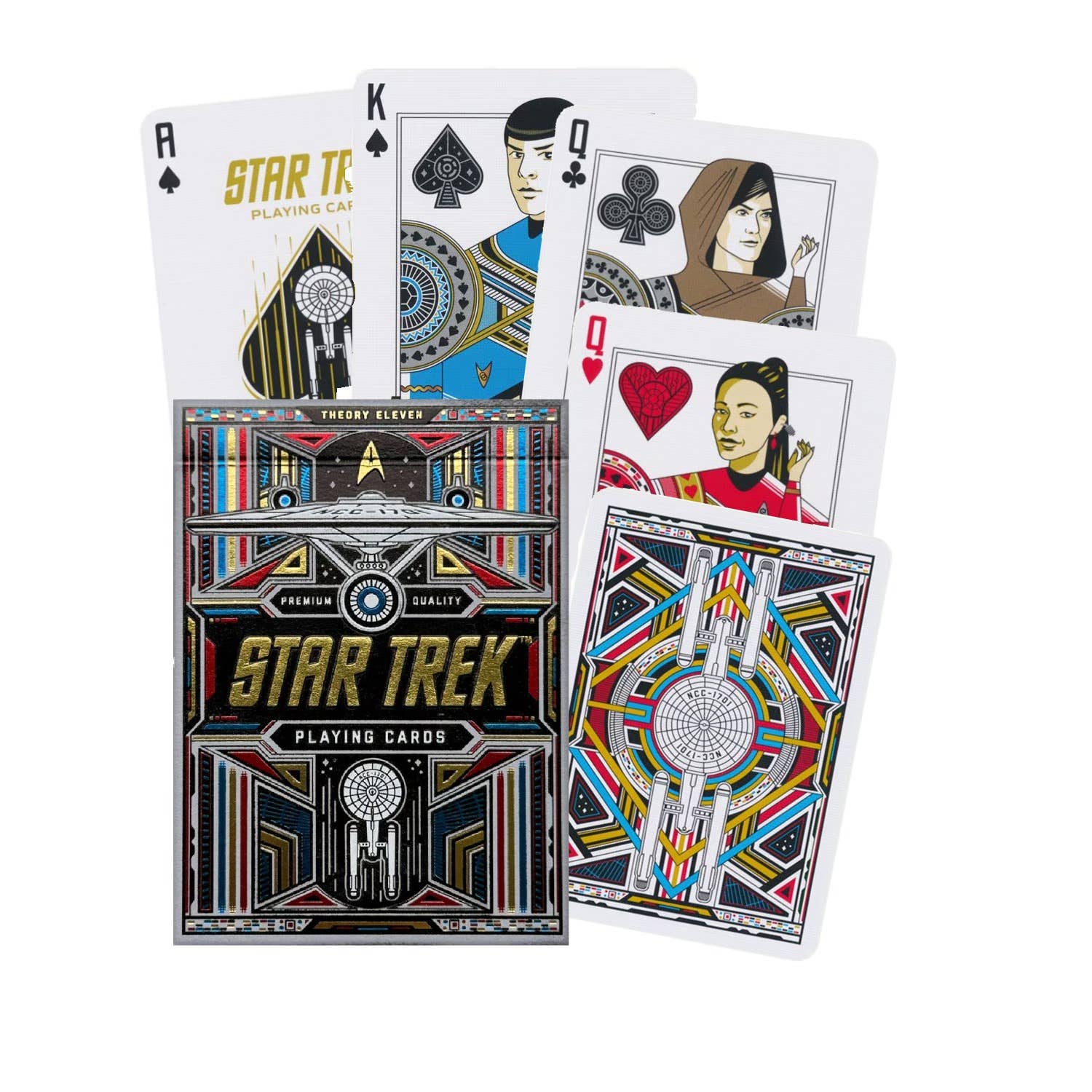 Cardshouse - Wholesale Playing Cards - Star Trek Light Edition Playing Cards Theory110
