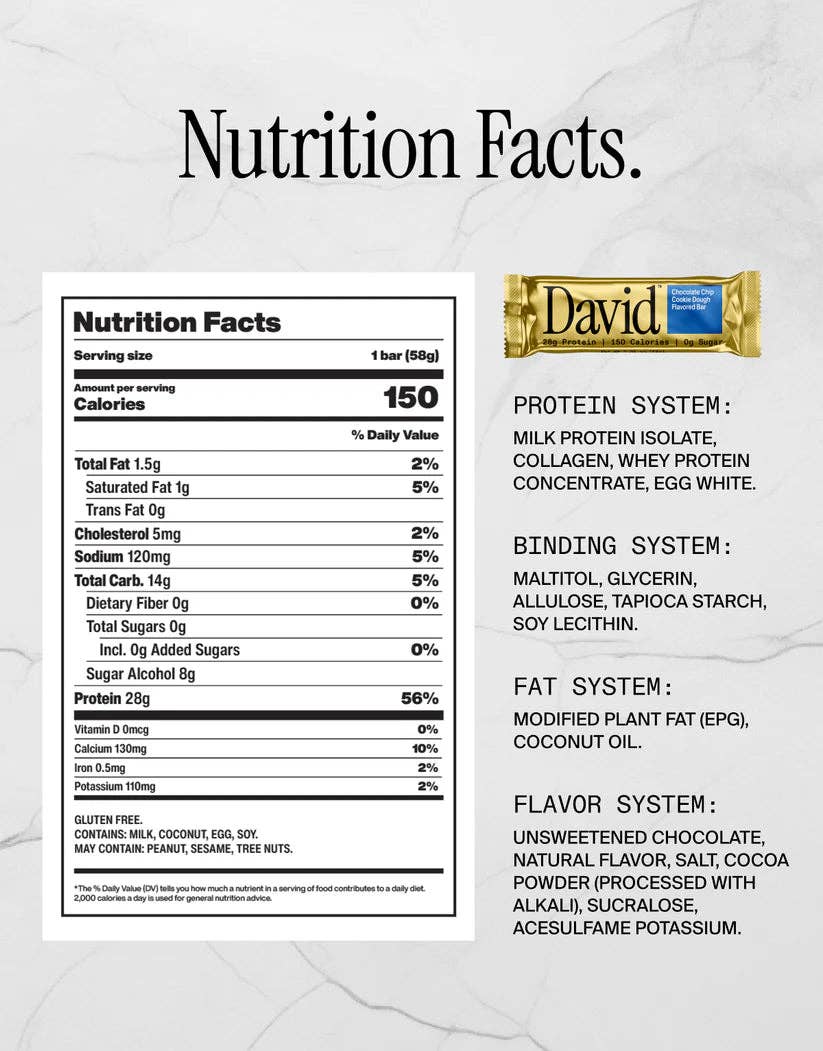 Campus Protein - Wholesale Snack Bar - David Protein Bar6
