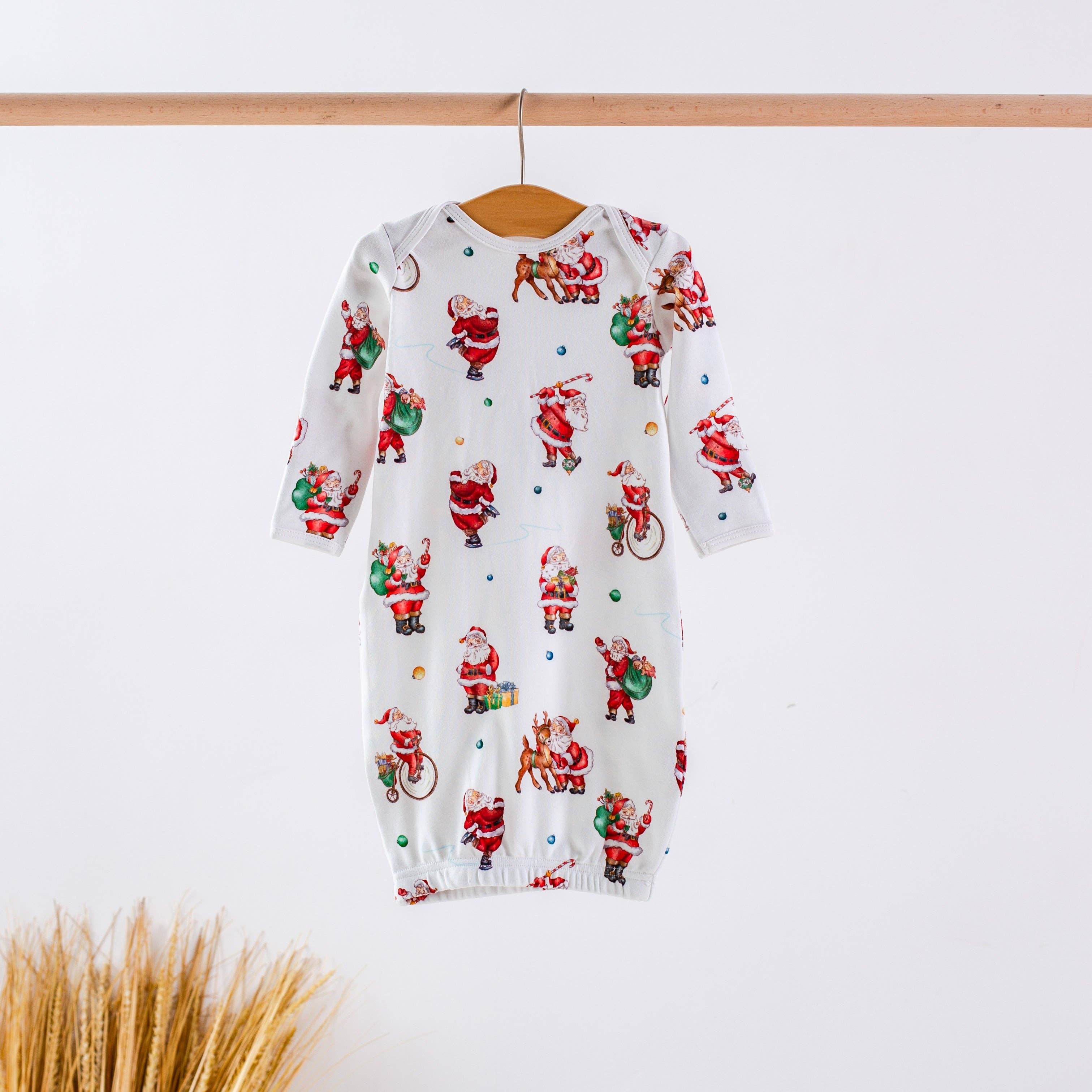Nola Tawk - Wholesale Sleepwear Set - Kids - Santa Claus is Coming to Town Organic Cotton Christmas Pajam1