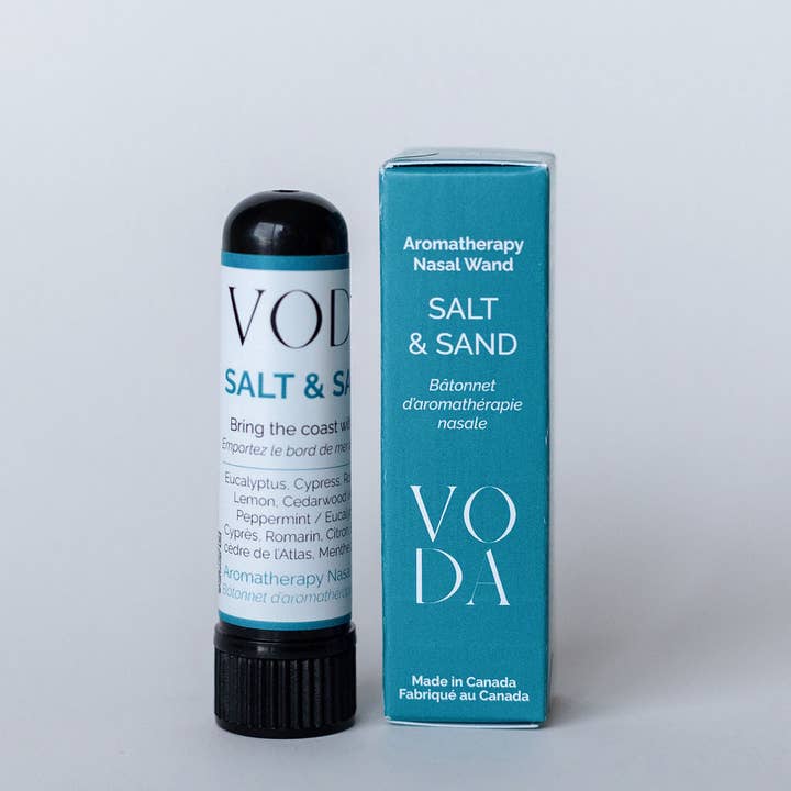 Salt & Sand Aromatherapy Nasal Wand for wholesale by Voda Retreats