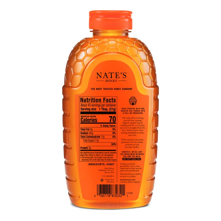 Nate's Honey - Wholesale Honey - Nature Nate's Raw And Unfiltered Honey5
