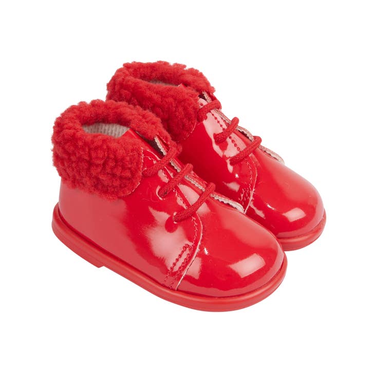 Early Days & Baypods - Vente Bottines – bébé - Botte First Walker H515 avec col Sherpa en coton doux