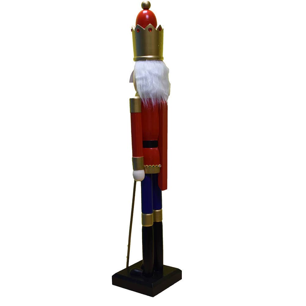 giftland – Großhandel Weihnachtliche Nussknacker – Nussknacker-Weihnachtsschmuck aus Holz, 90 cm1