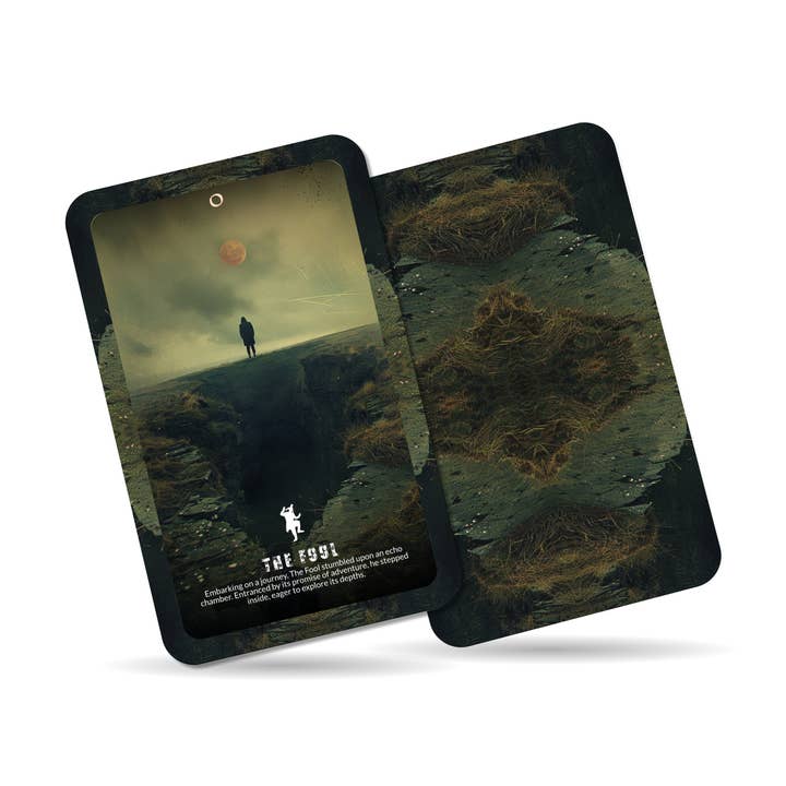 Ibiza Tarot USA - Wholesale Tarot Cards - The Echo Chamber Tarot - 22 Major Arcana - A unique spiritual journey - Reflecting on inner voices and resonating with deep truths.8