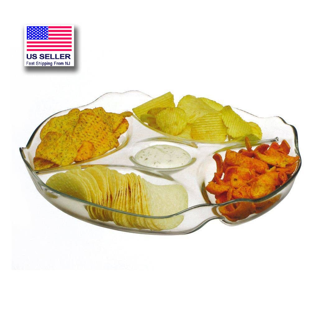 Hakan – wholesale Serving tray – Glass Patisserie Plate, Divided Serving Tray, Appetizer Dish4