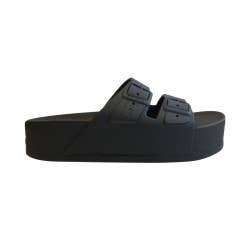 Cacatoès Caipirinha Classic Black Wedge Sandals-Women for wholesale on Faire1