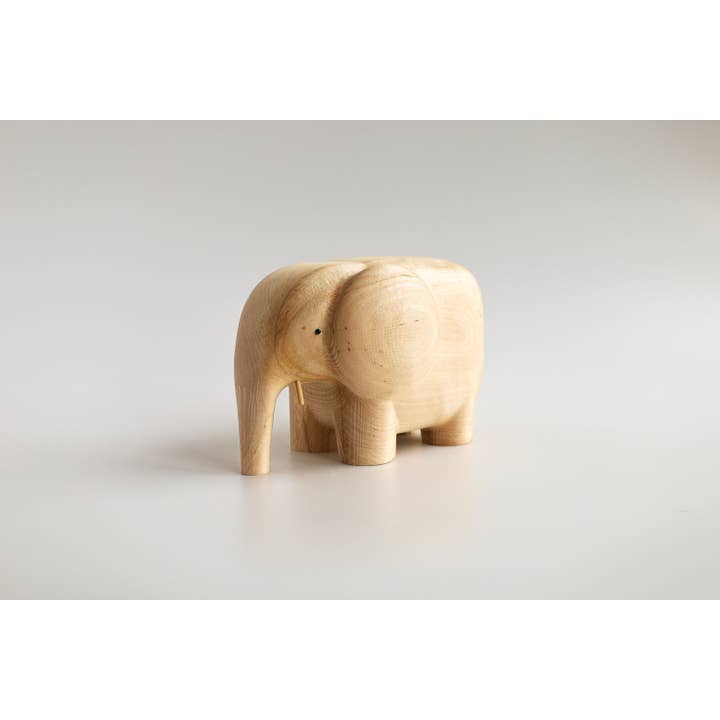 EMKO - Wholesale Decorative Figurine - I Piccolini Wooden Animal Decore Figures, Natural Birch Wood