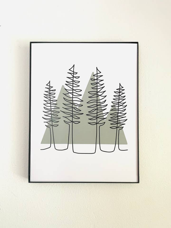 Heimwee bomen voor wholesale door Mercedes Tabish Illustration