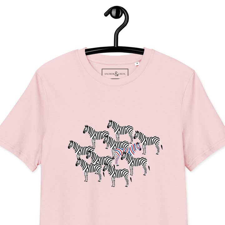 Zebra Hvor Skal William Hen? T-shirt i Økologisk Bomuld for engroshandel hos ANCHOR & CREW
