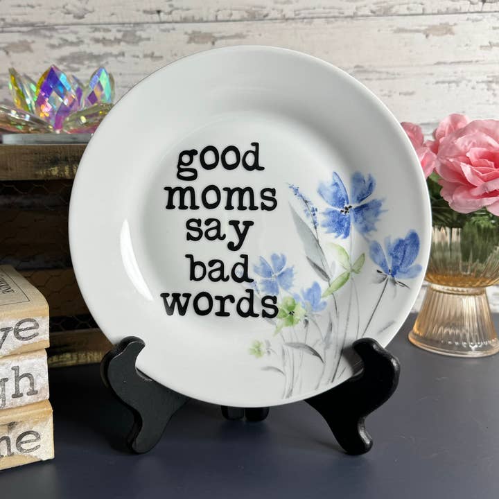 Piatti Riciclati Divertenti, Le Buone Mamme Dicono Parolacce, Negozio di Regali per la vendita all'ingrosso da parte di pretty little creeps