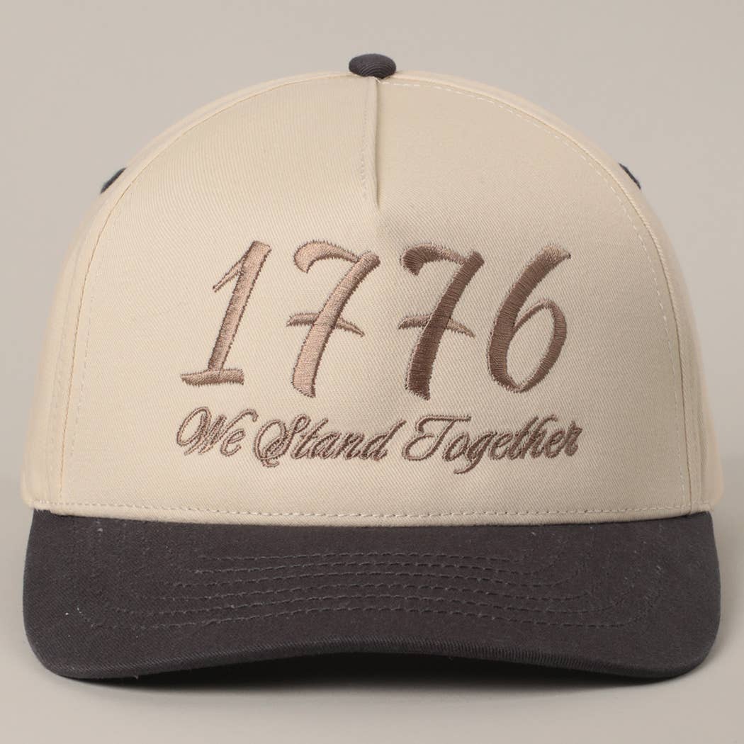 Fashion City - Vente Casquette de camionneur – unisexe - Casquette Trucker Bicolore 1776 We Stand Together4