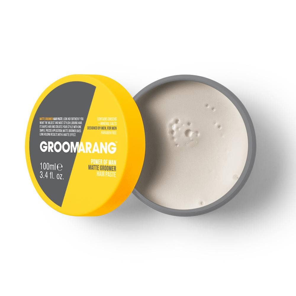 My Wholesale Warehouse – wholesale Hair styling gel/mousse – Groomarang Power of Man 'Matte Groomer' Hair Paste 100ml4