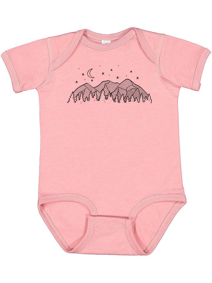 Night Sky Onesie for wholesale by Made of Mountains