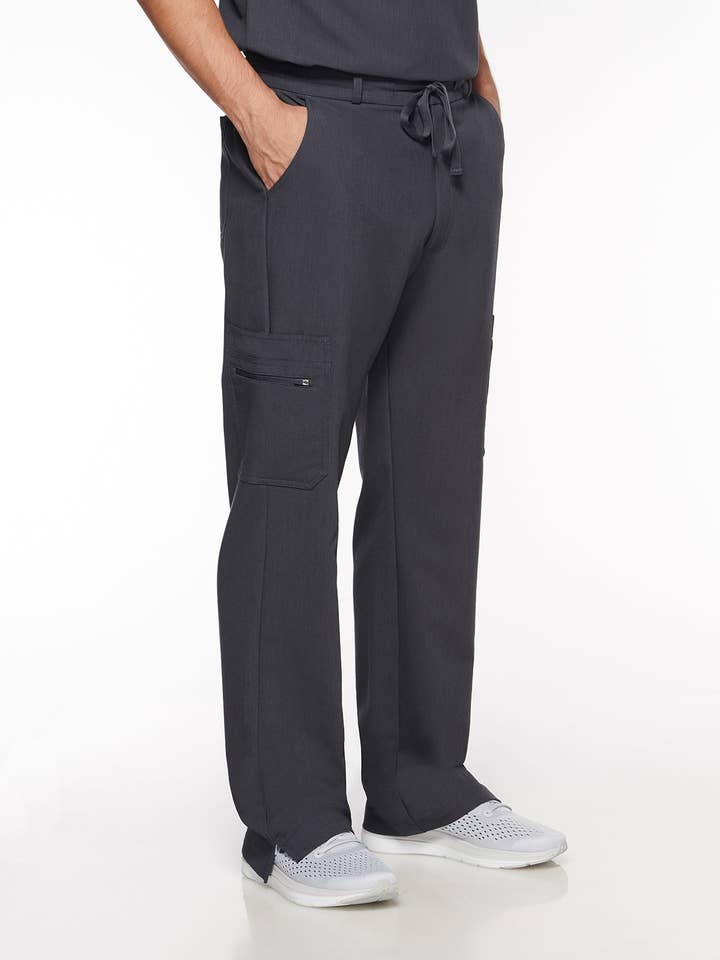Aura Naturale - Wholesale Healthcare Uniform - Men's - Java Men French-Fly Scrubs Pant with 9 Pockets (96001)