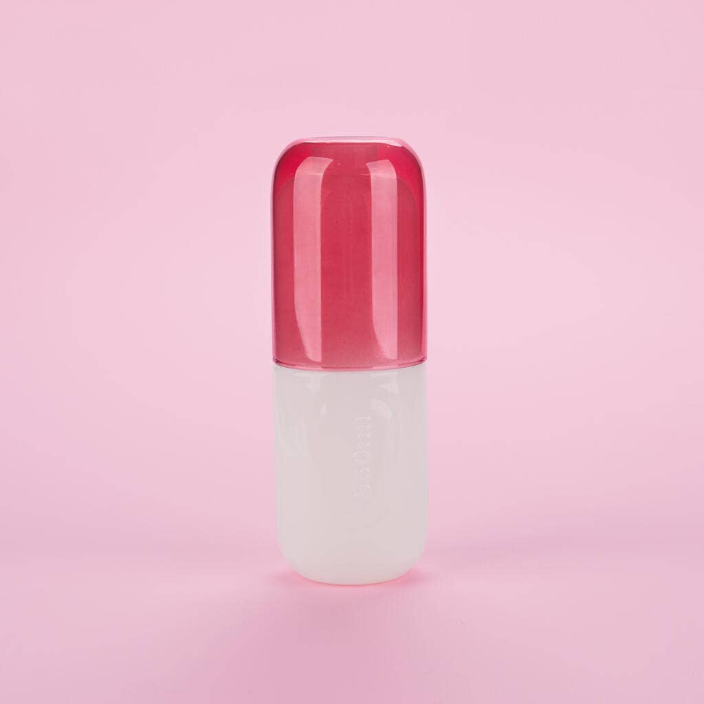 Balvi - Wholesale Water Bottle - Botella & Vaso, Water Pill, 550 ml, white/pink1