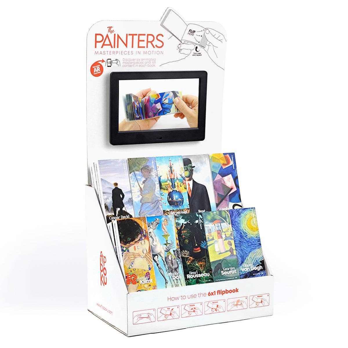 Flipboku - Wholesale Retailer Display - Paper & Novelty - The Painters Starter Kit (and Display)0