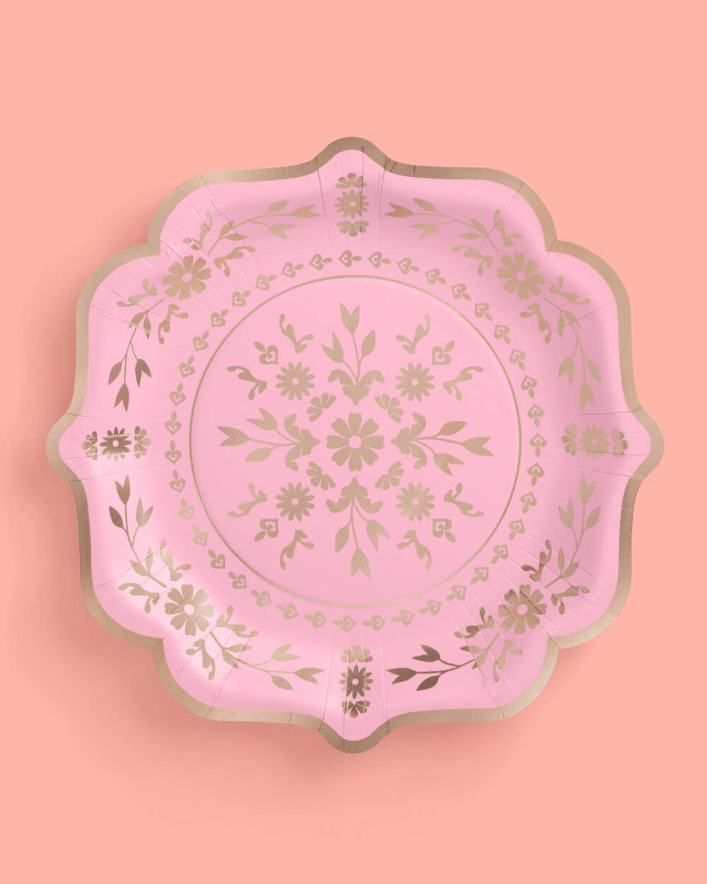 Petit Fetti - Vente Assiette jetable - Assiettes en porcelaine pastel pour fête 24 pcs, déco d'anniversaire, fête de jardin,5