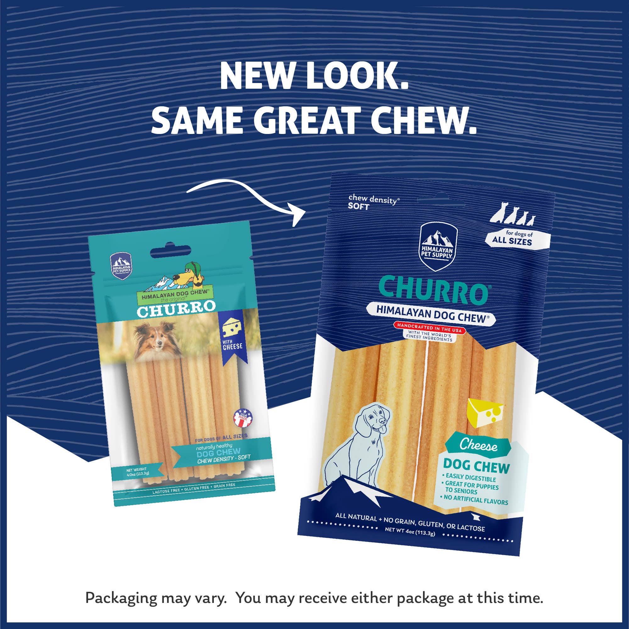 Himalayan Pet Supply - Wholesale Pet Treats - Dog - Churro- Cheese2