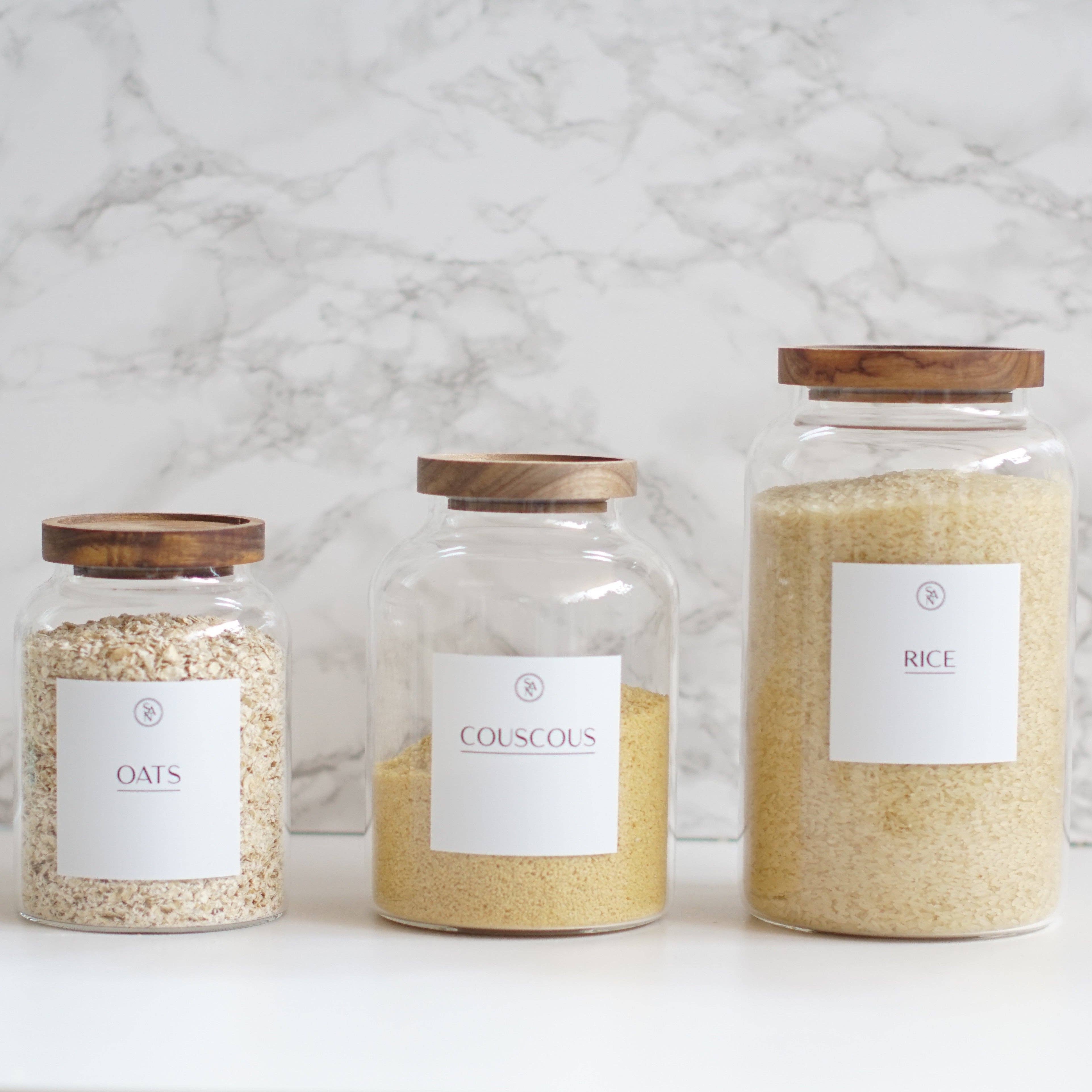 So At Nature – wholesale Jar – Premium Glass Kitchen Storage Jars Sets9