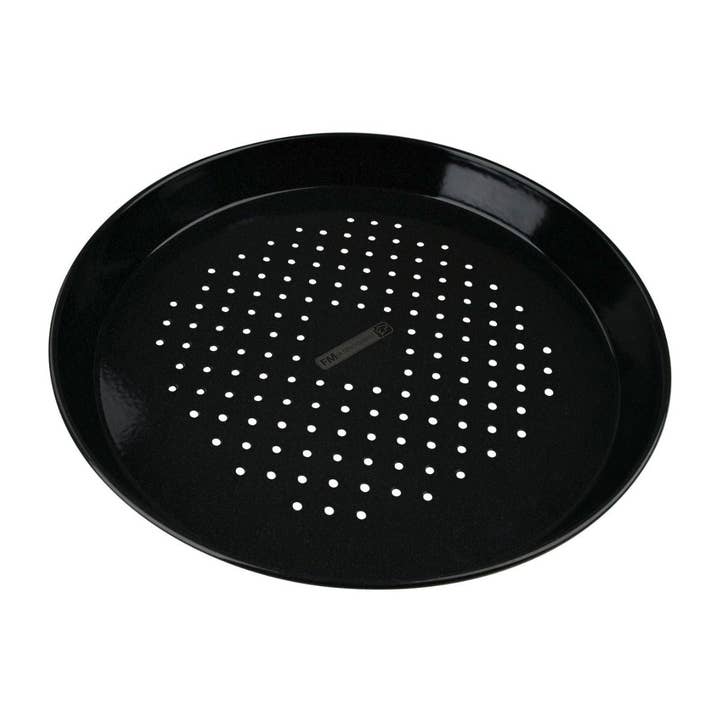Round perforated pizza tray oven and barbecue 32 cm FM Professional Barbecue for wholesale by Zenker