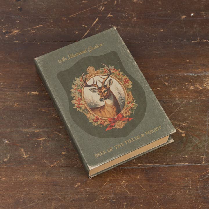 Ragon House - Wholesale Decorative Tabletop Object - 8.5" DEER OF THE FIELDS & FOREST JOURNAL1