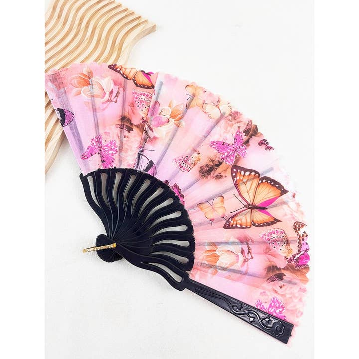 Butterfly Hand Fan for wholesale by Funteze