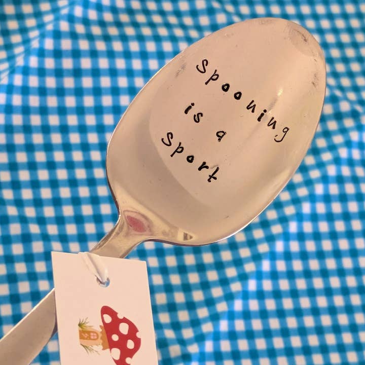 Samantha's Studio - Wholesale Table spoon (cutlery) - "Spooning is a Sport" Quote Cutlery (Spoon)1