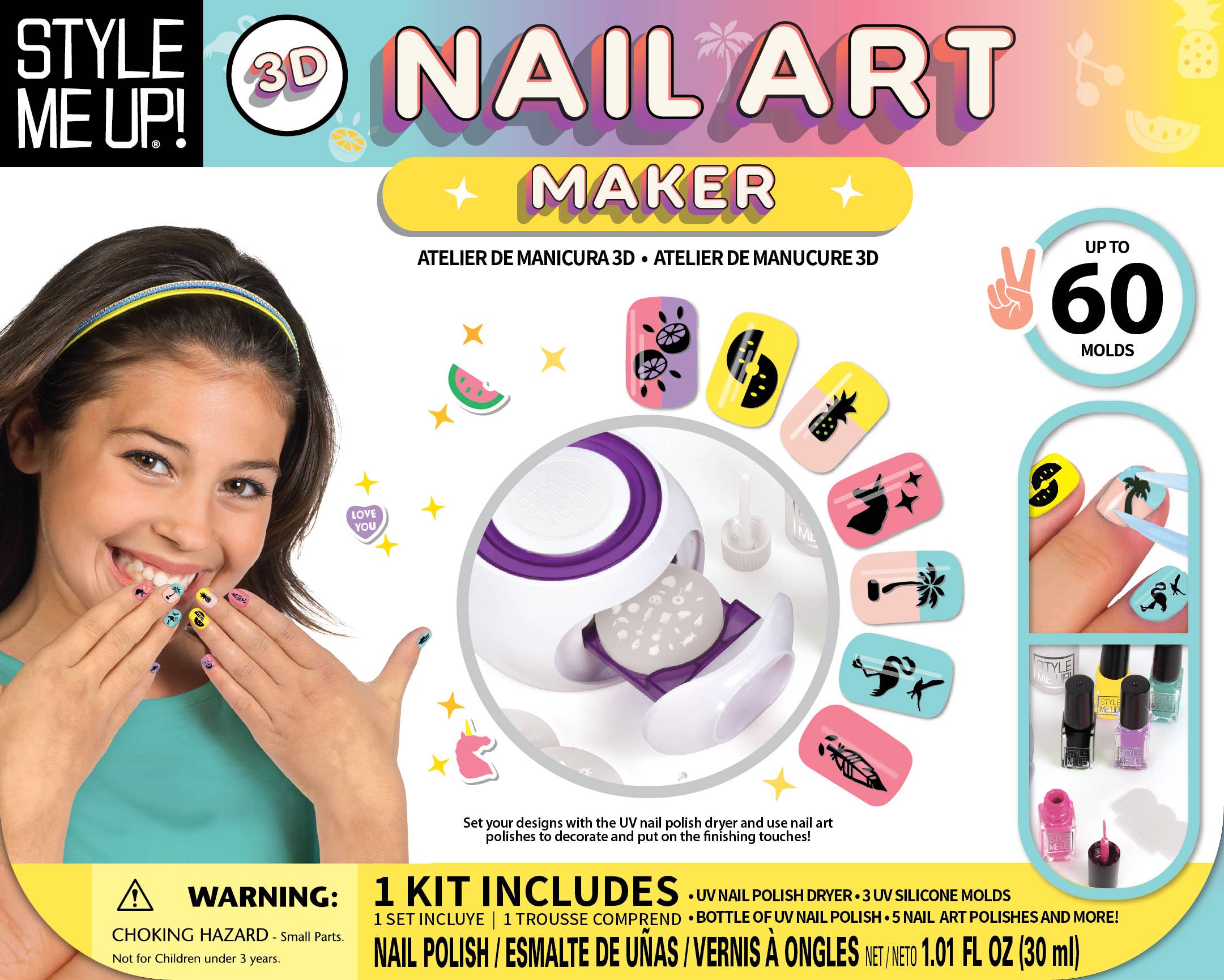 SpiceBox Product Development LTD - Wholesale DIY Craft Kit - Kids - Style Me Up 3D Nail Art Maker2