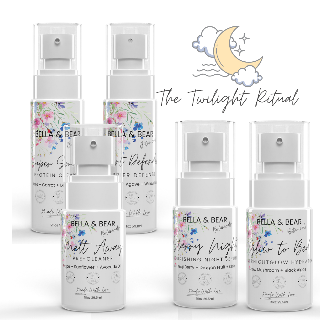 Bella & Bear Botanicals - Wholesale Facial Care Set/Kit - Twilight Natural Skincare Ritual | Professional Skincare Set16