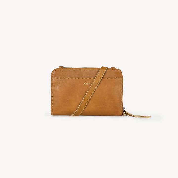 JOYN - Wholesale Crossbody Bag - Women's - Crossbody Wallet - Camel