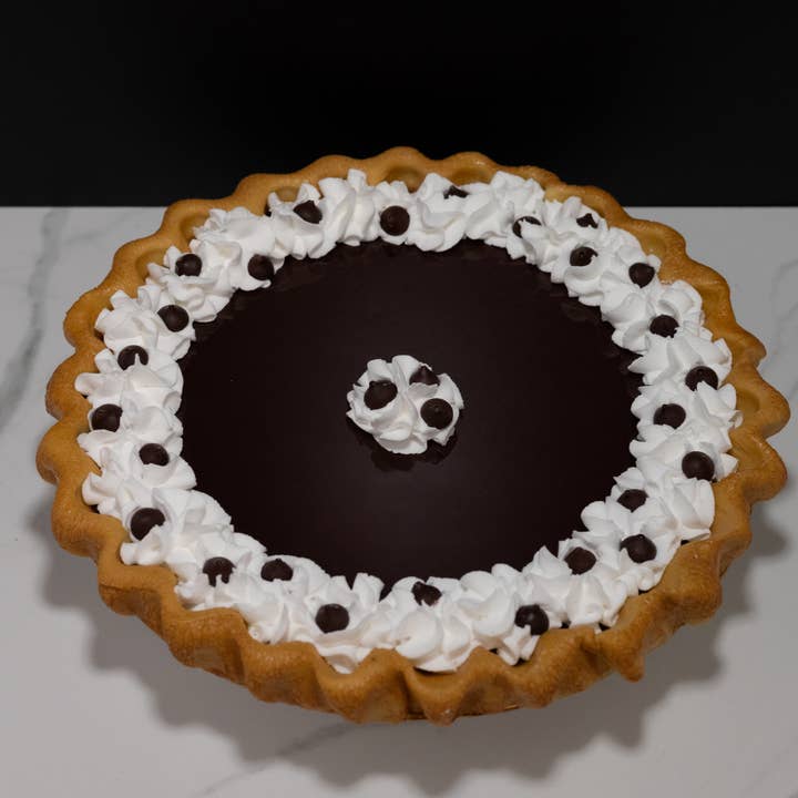 Just Dough It! Fake Foods - Wholesale Decorative Tabletop Object - Fake Chocolate Cream Pie1