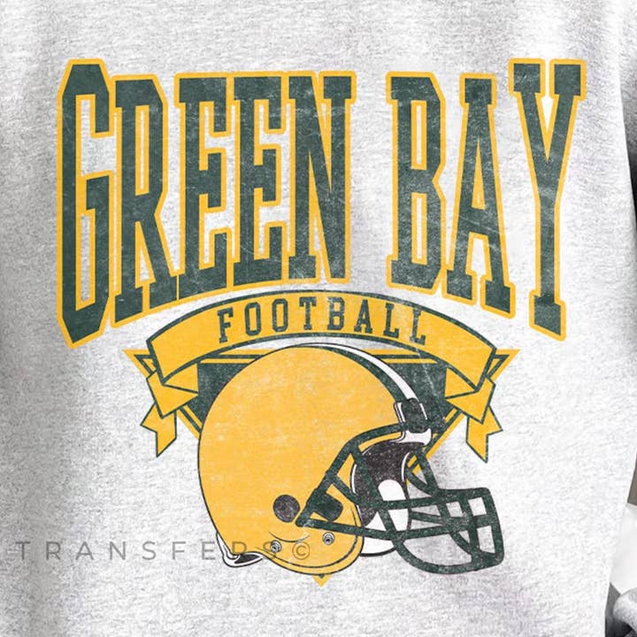 Green Bay Fodbold Fuldfarveoverførsel for engroshandel hos RBA Transfers