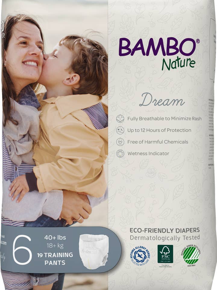 Bambo Nature USA - Wholesale Underwear/Diaper Cover - Baby - Bambo Nature Training Pants Size 6