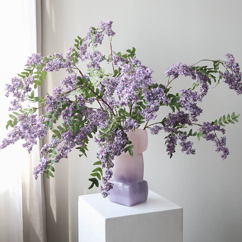 ACNITE(We cover U.S. import duties) - Wholesale Artificial Flowers - Artificial Sophora flowers Purple flowers home/wedding decor4