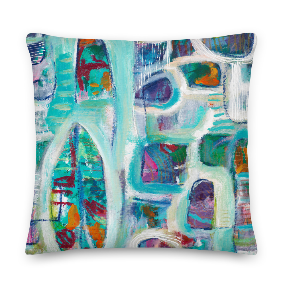 Sheri Biritz Studio - Wholesale Throw/Decorative Pillow - Coracle | Premium Pillow1