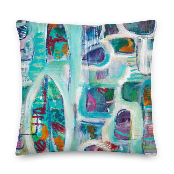 Sheri Biritz Studio - Wholesale Throw/Decorative Pillow - Coracle | Premium Pillow1